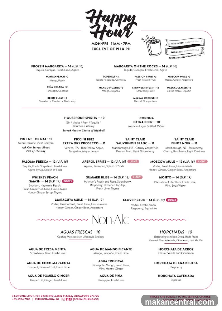 Happy Hour Menu