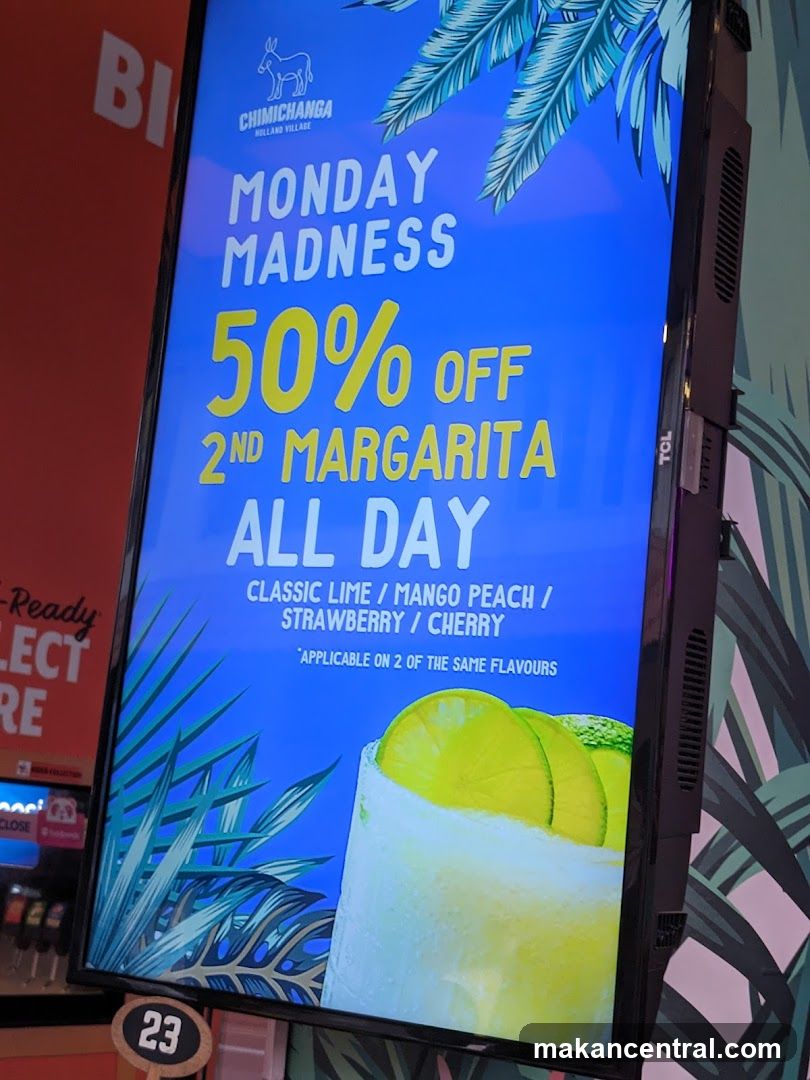 Chimichanga Monday Madness Promotion