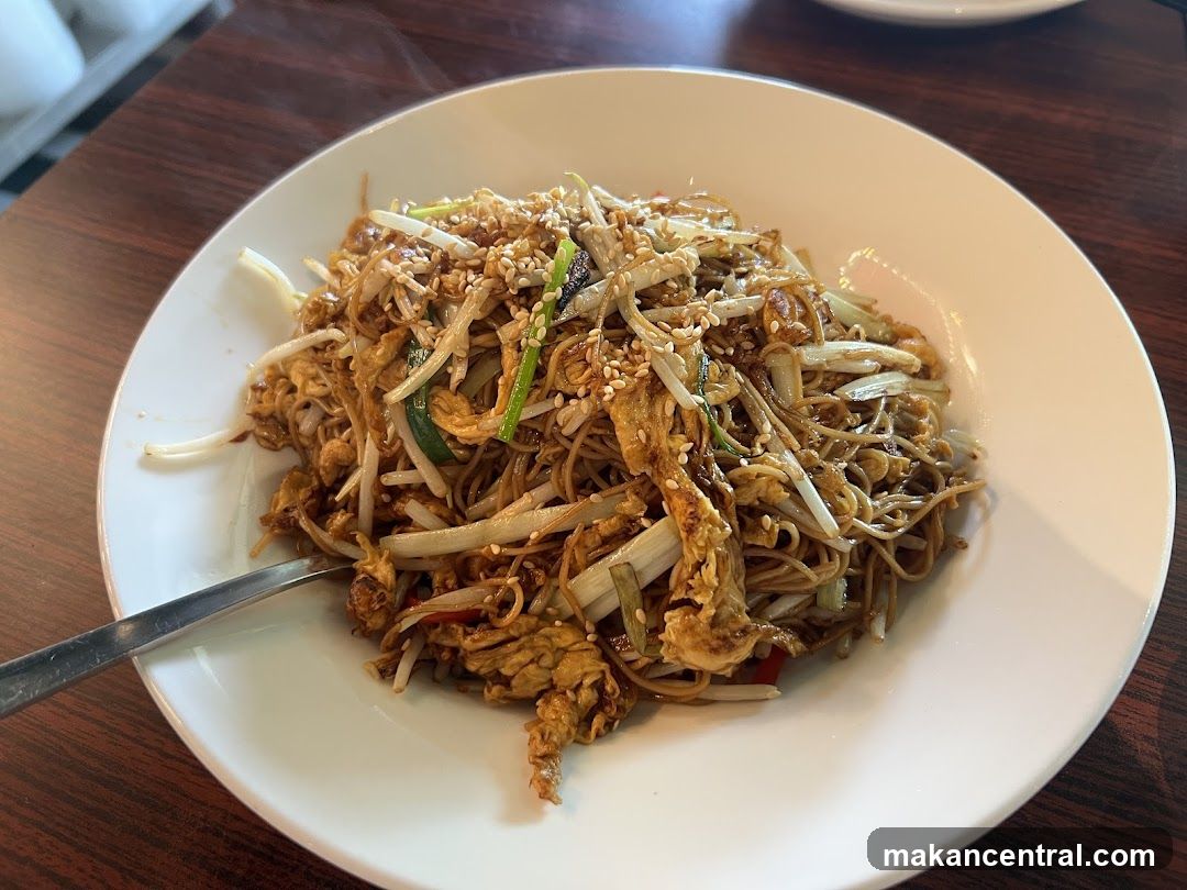 Noodle Dish on Plate