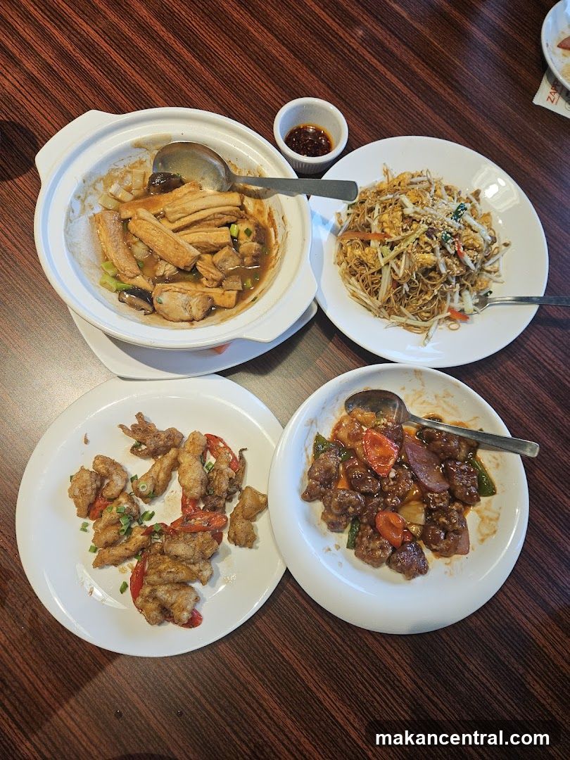 Dinner Table with Chinese Dishes