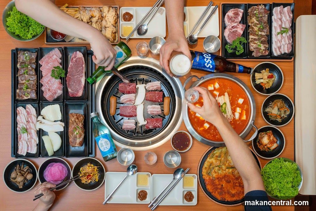 Korean BBQ Dining Table