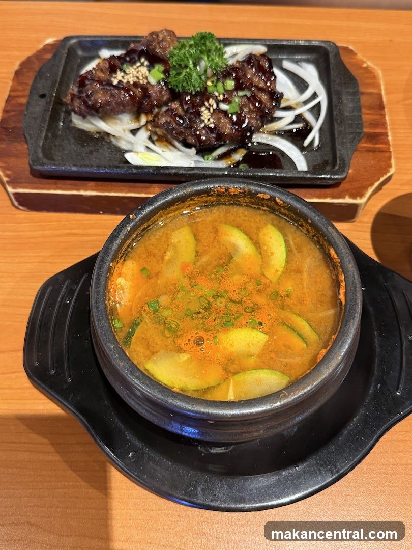 Food served at a restaurant