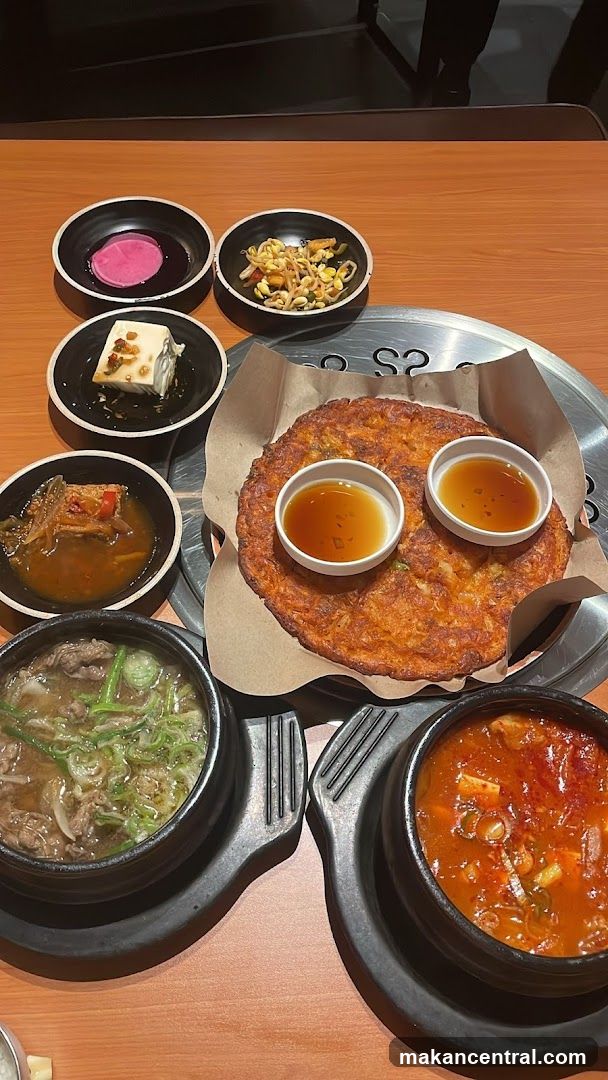 Table Setting with Korean Dishes
