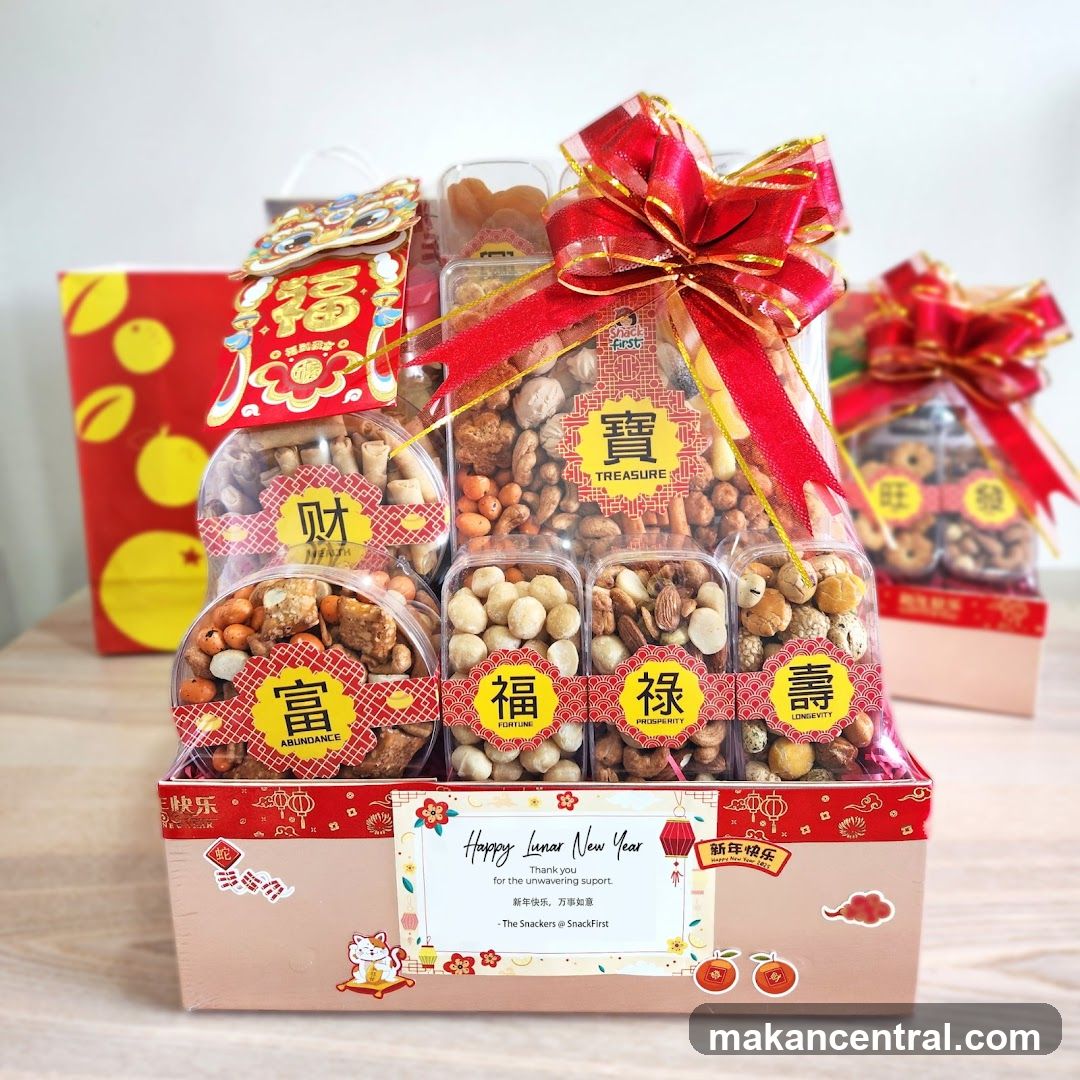 Lunar New Year Snack Gift Basket