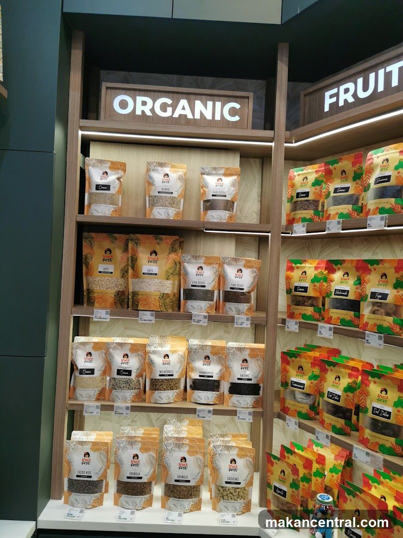 Organic Section in Grocery Store