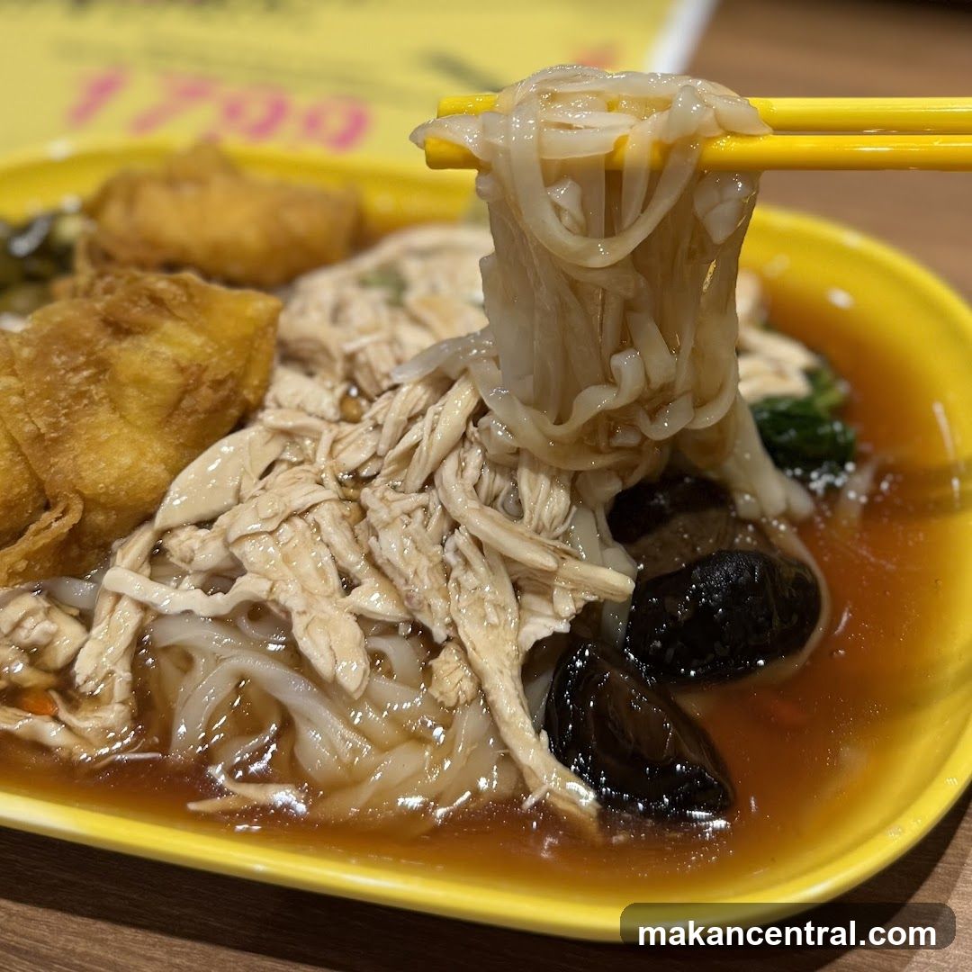 Close-up of noodle dish
