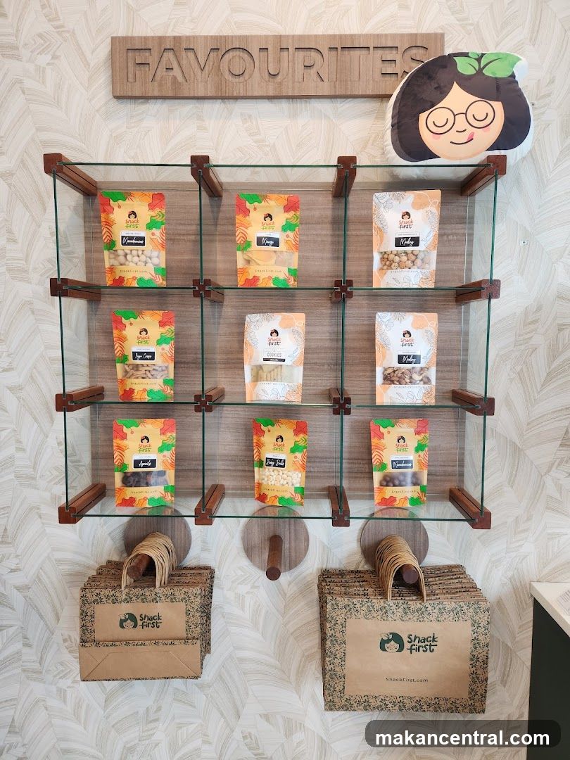 Snack First favourites display