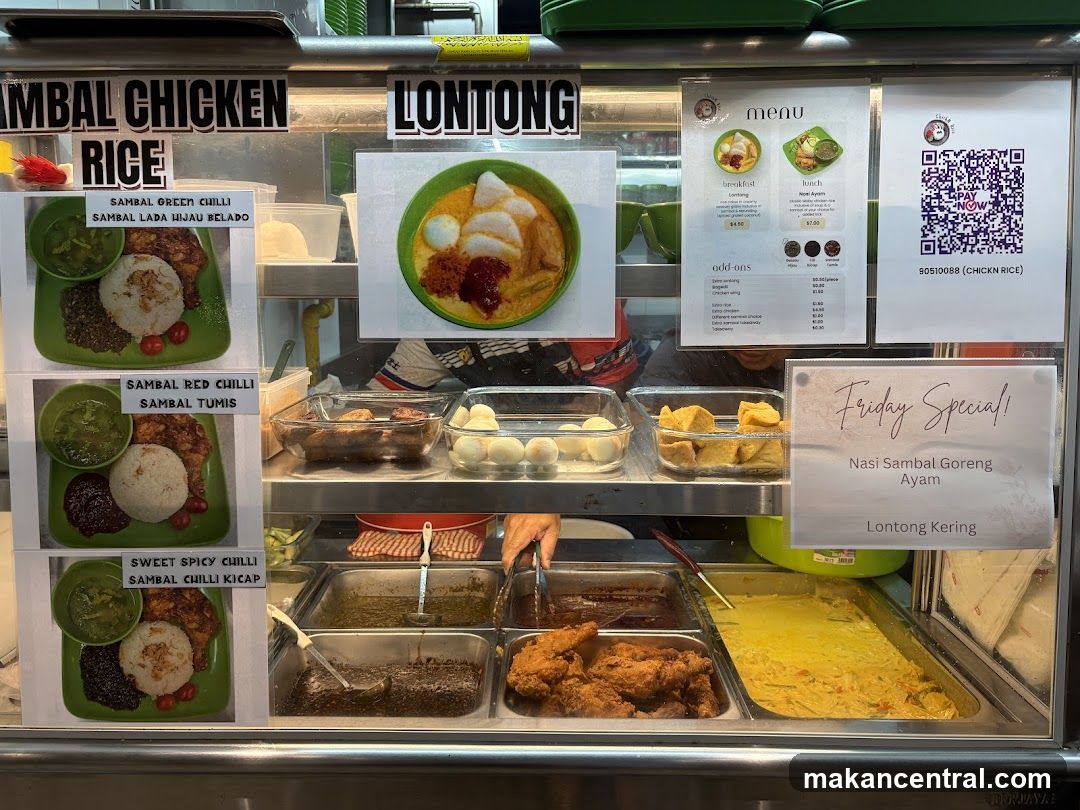 Food stall display