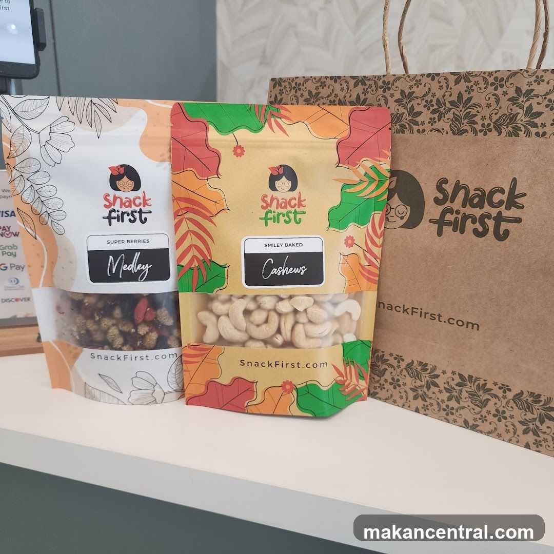Snack First Products Display