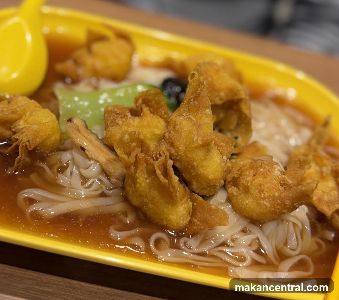 Food dish in yellow tray