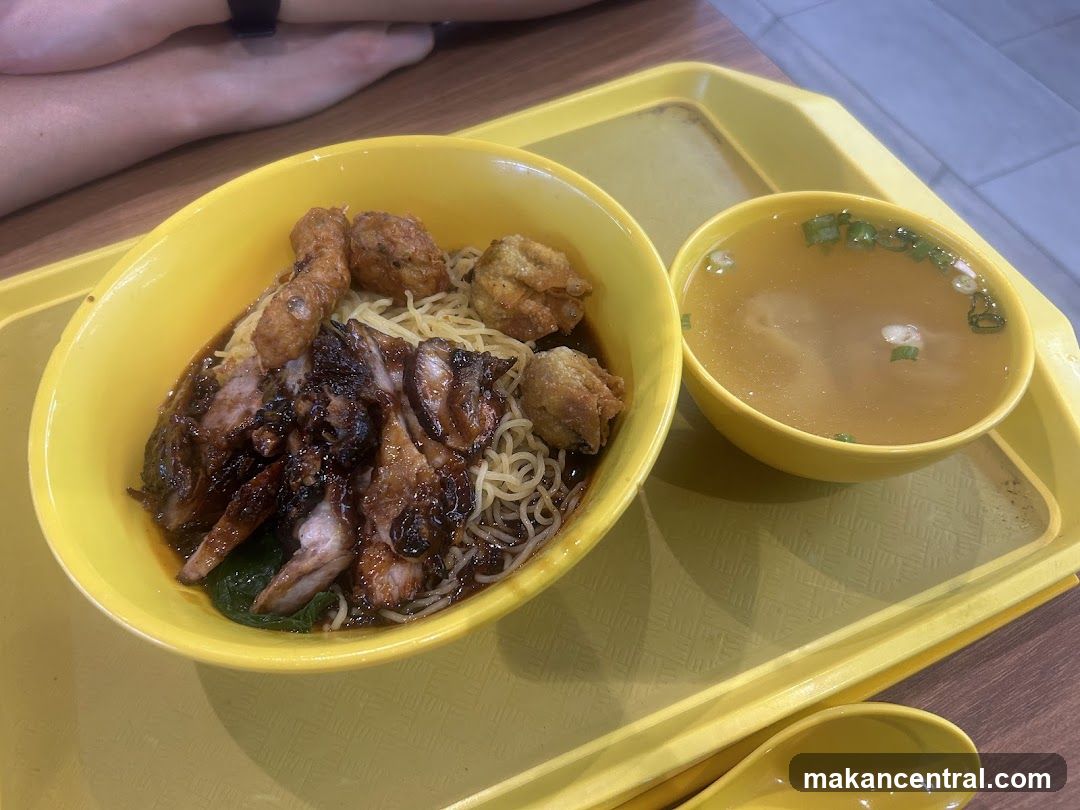 Food served on tray