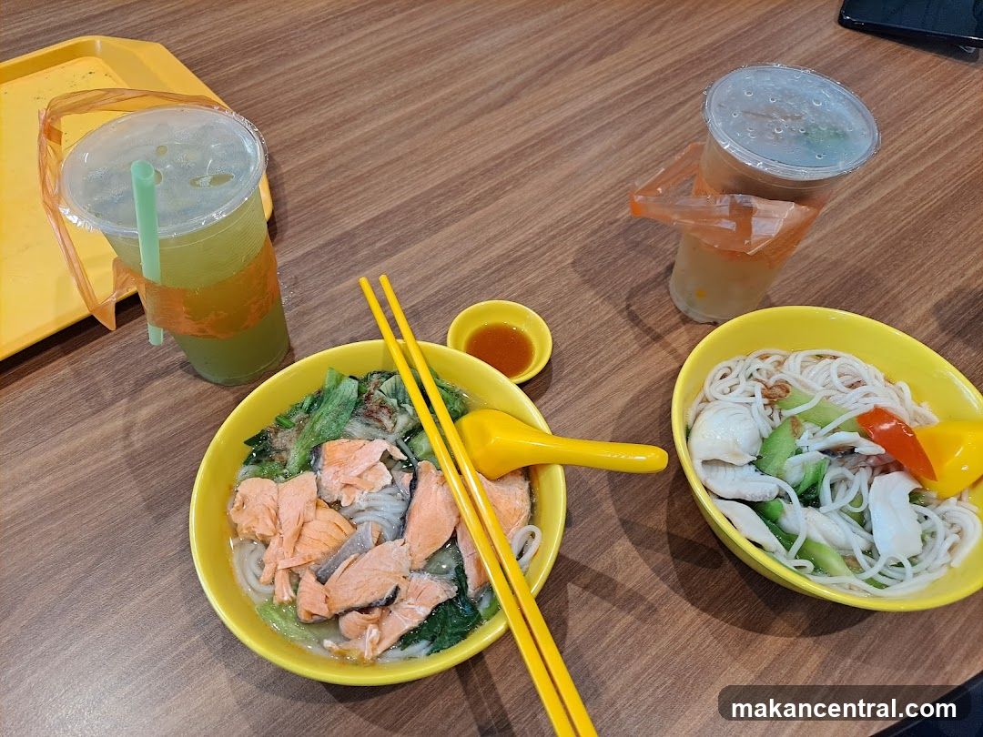 Food and Drinks on Table