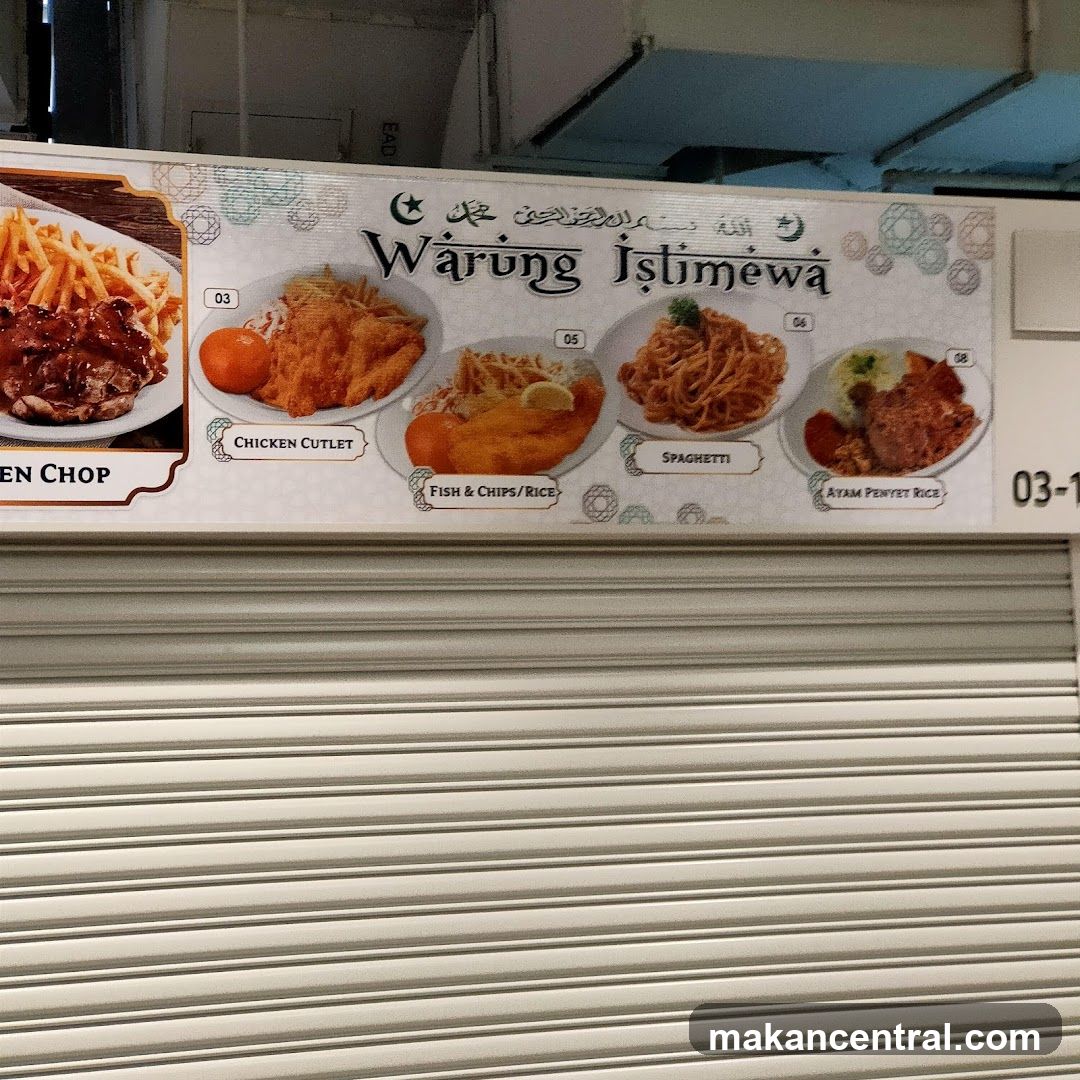 Warung Istimewa storefront signage