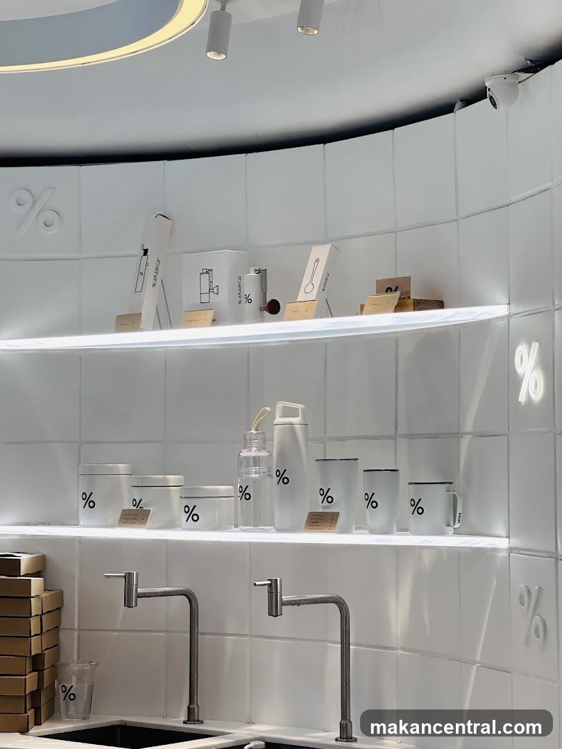 Interior display shelf
