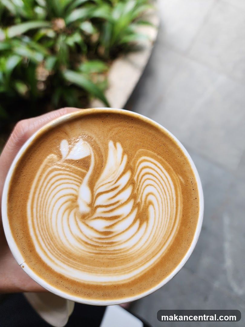 Latte Art Coffee Cup