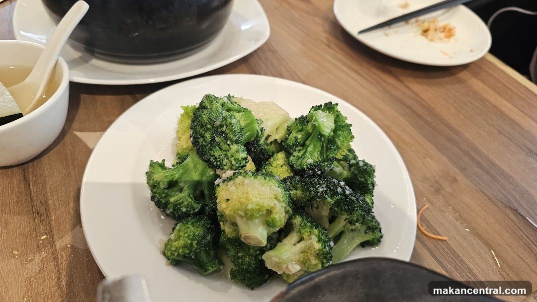 Dining Table with Broccoli