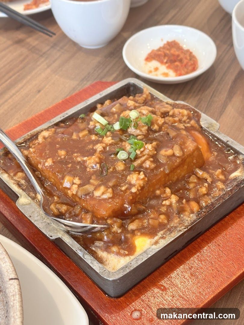 Dish served at restaurant