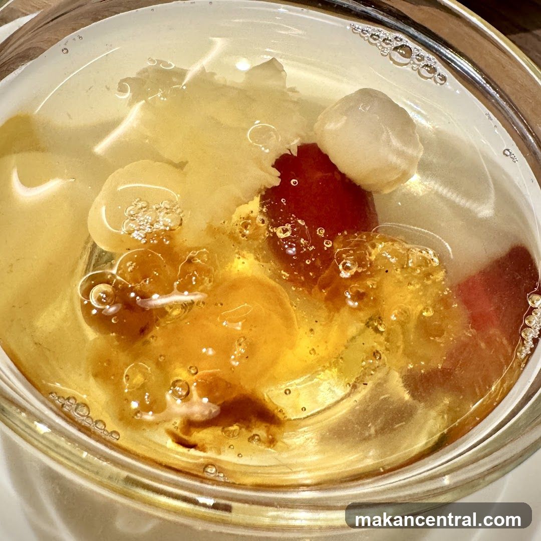 Food in Glass Bowl