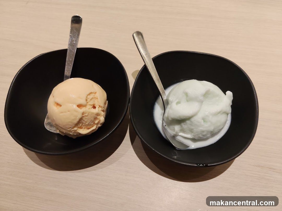 Ice Cream Scoops in Bowls