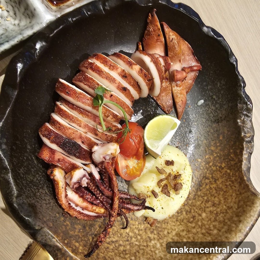 Grilled Squid Dish