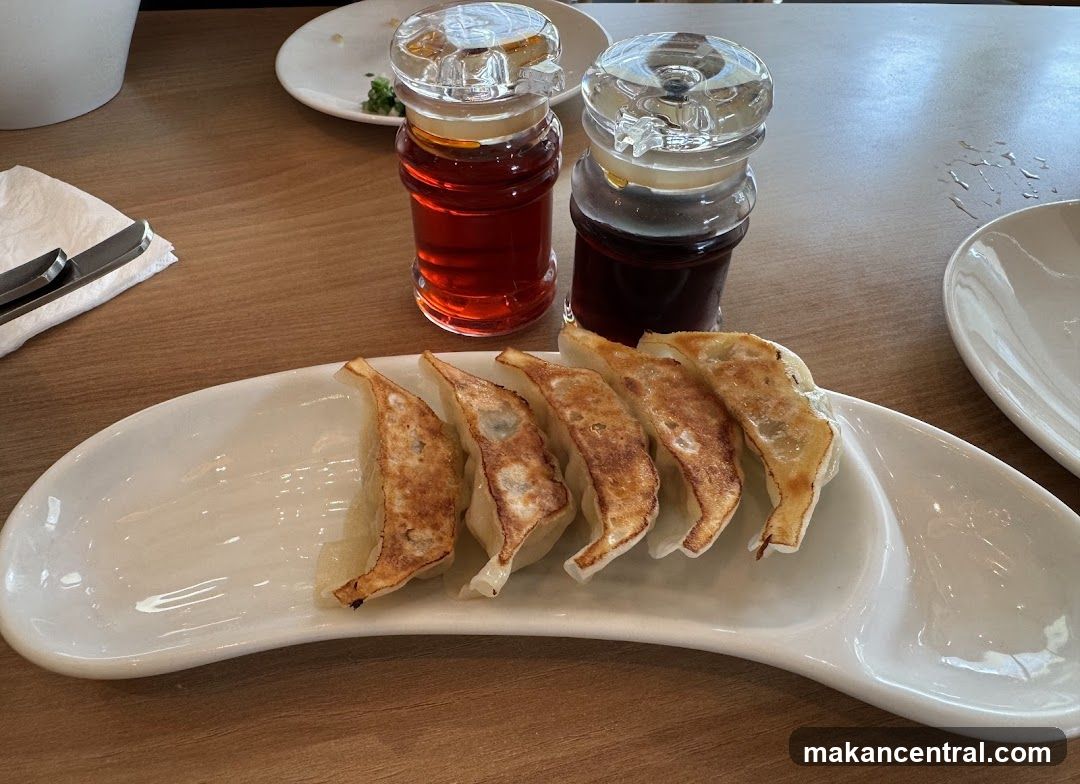 Dumplings with Condiments