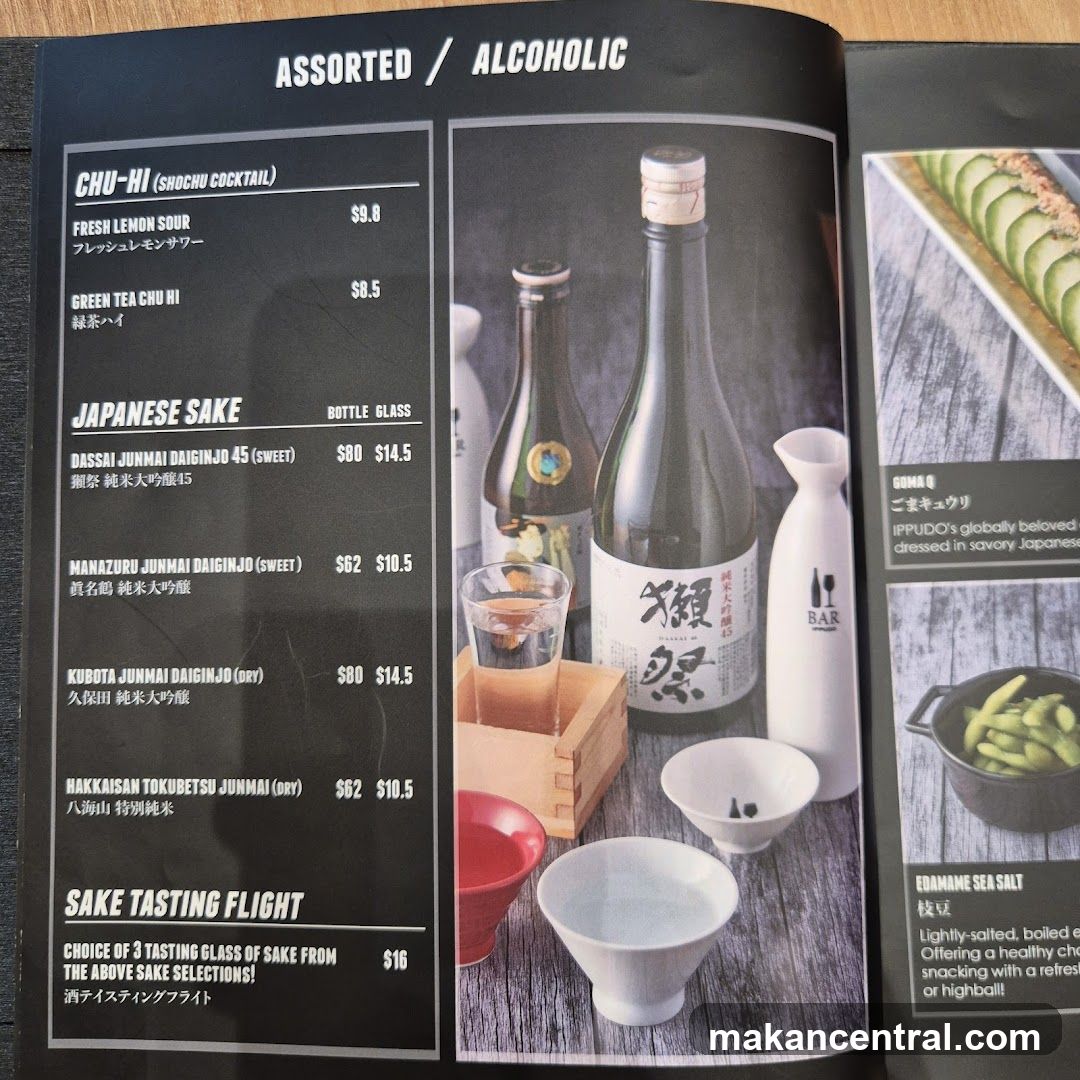 Assorted / Alcoholic Menu