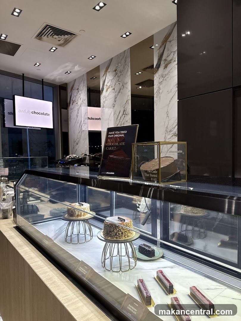 Awfully Chocolate Interior Display