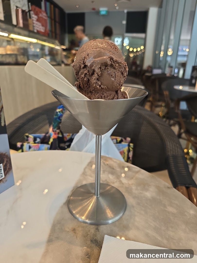 Ice Cream in Martini Glass