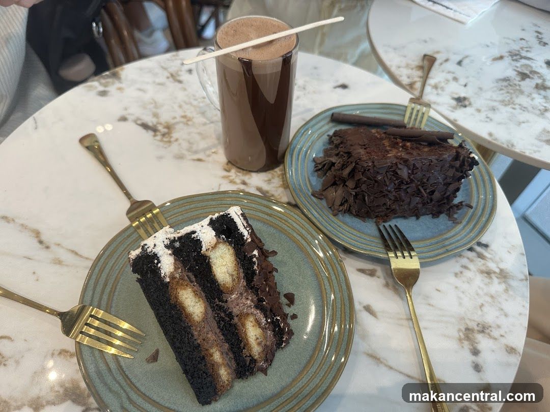 Table with Desserts and Drink