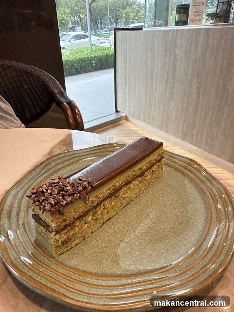 Café Interior with Dessert
