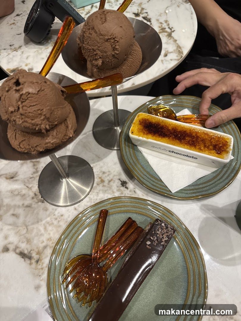 Dessert Display at Restaurant