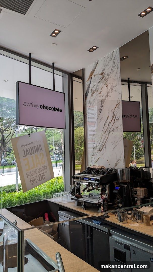 Interior of a chocolate shop