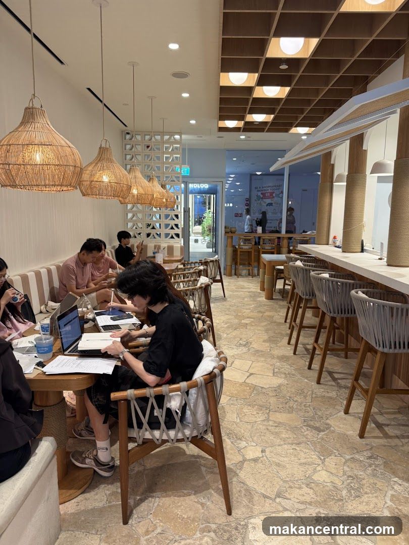 Interior of a café or lounge