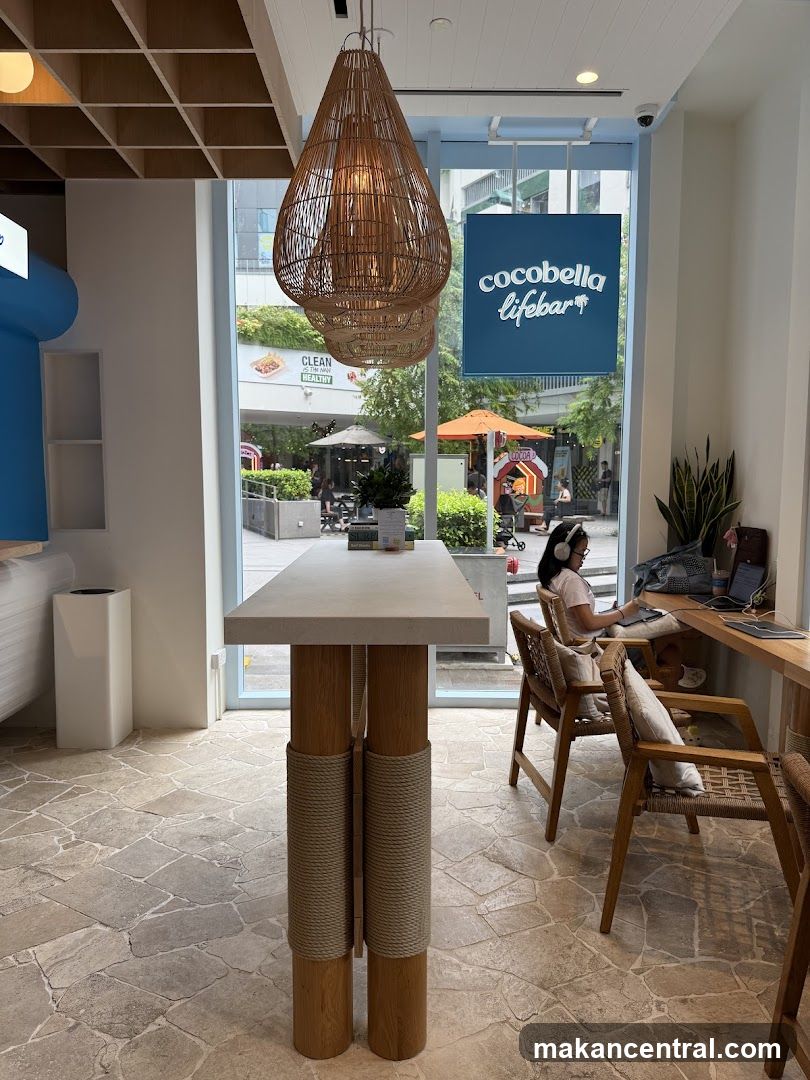 Interior of Cocobella Lifebar
