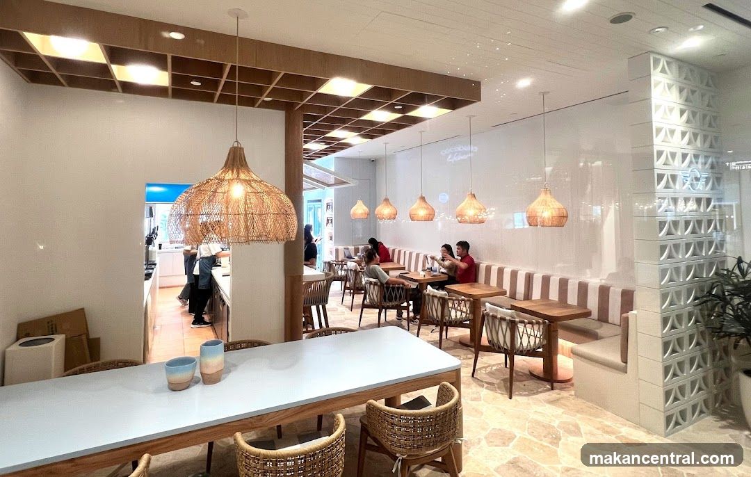 Interior of a café