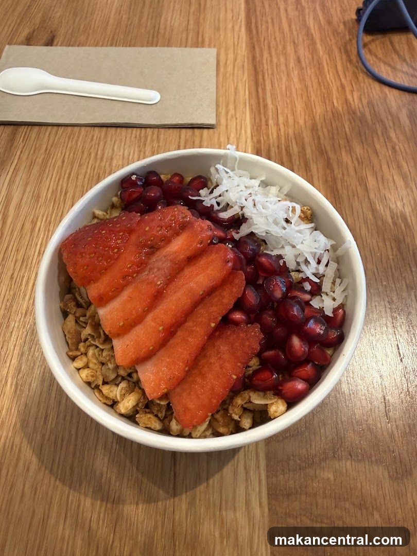 Bowl of Granola with Fruit