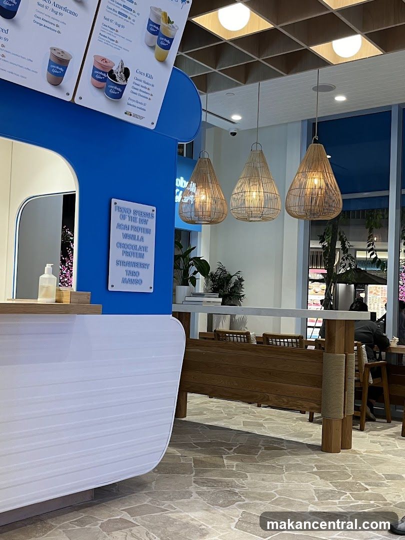 Interior of a beverage shop