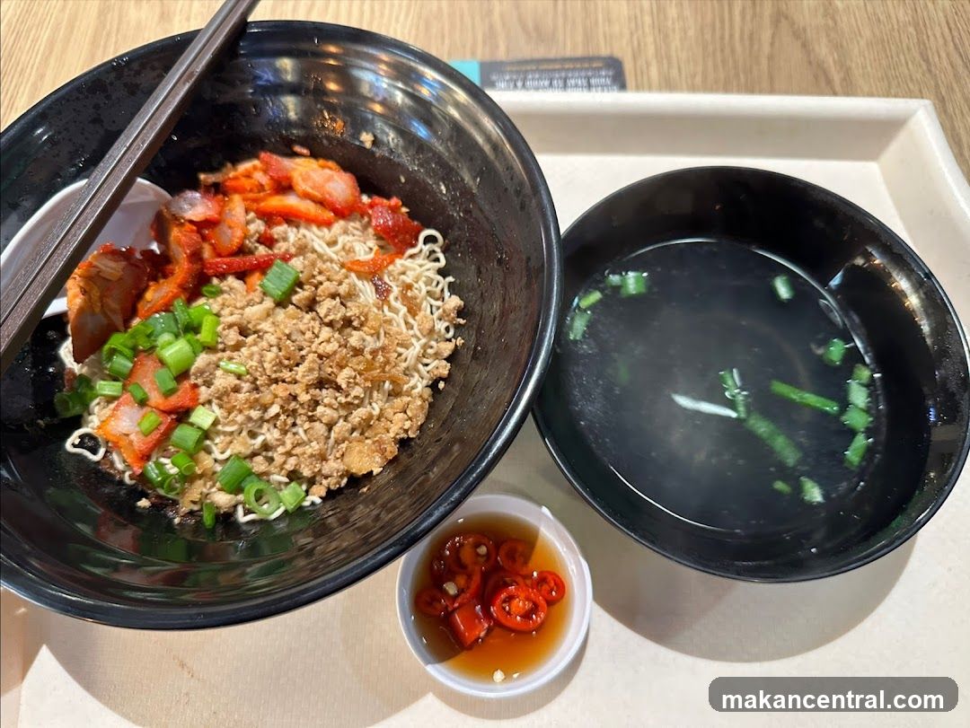 Food served on tray