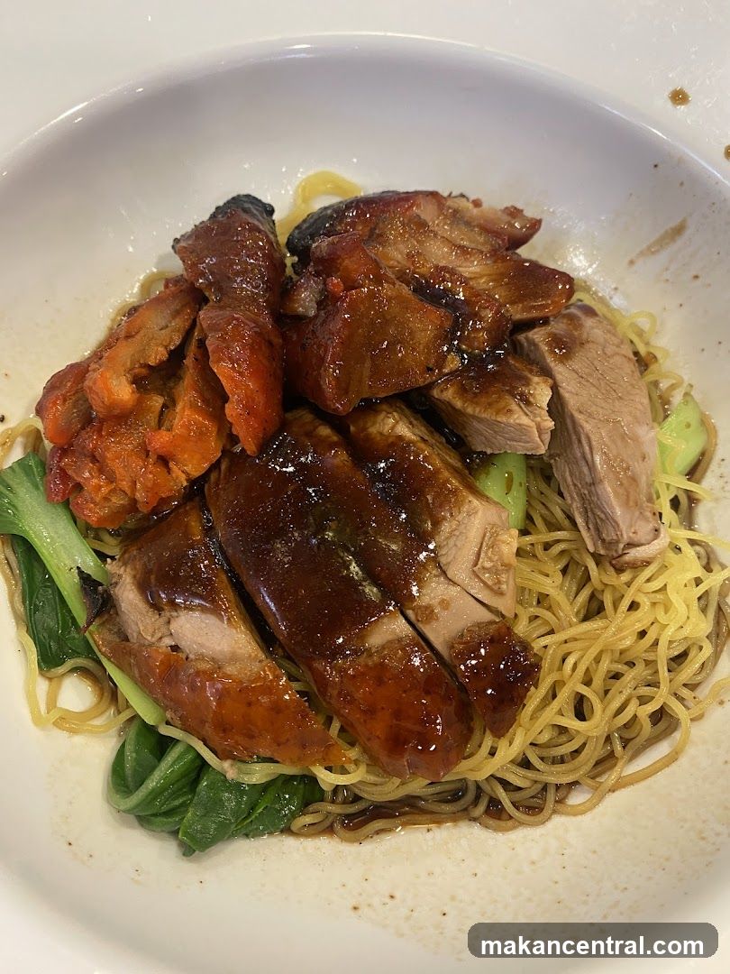 Noodle Dish with Roasted Meat