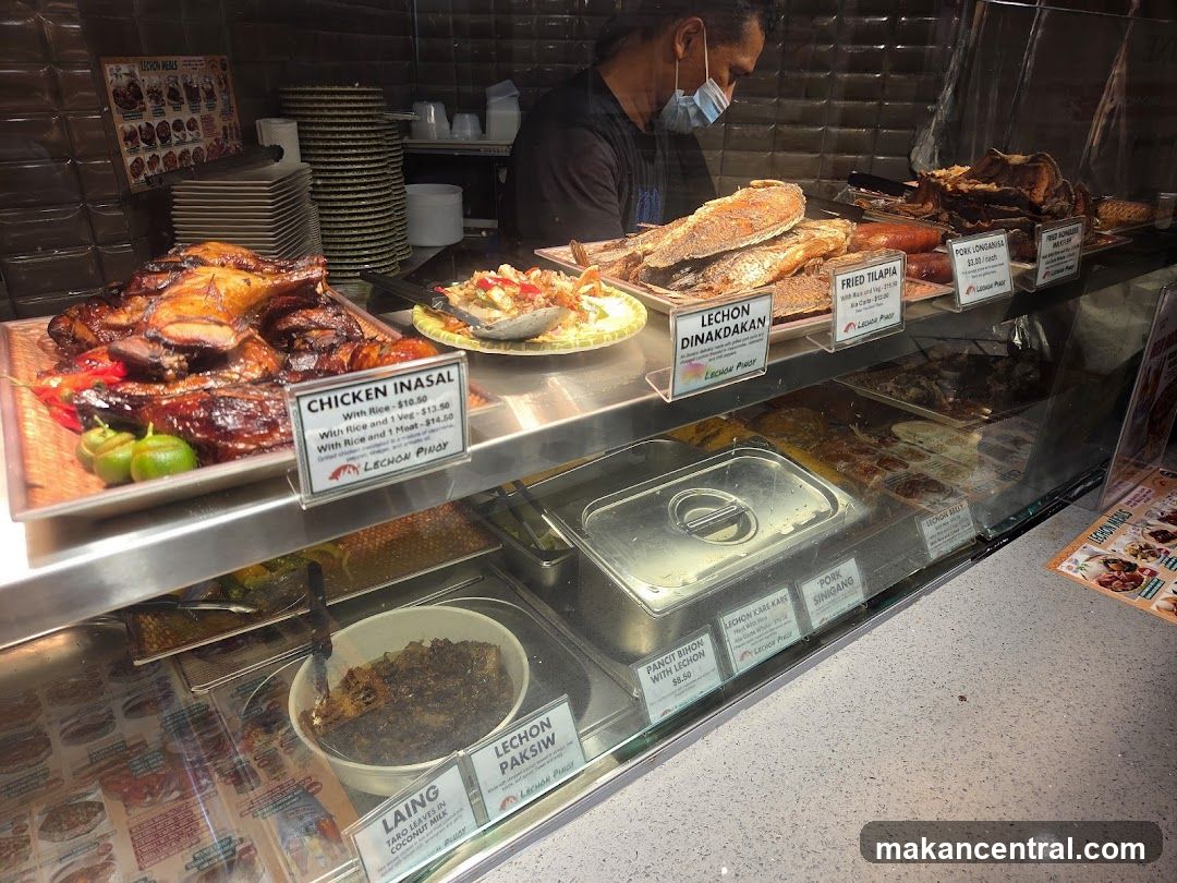 Lechon Pinoy Food Display Counter
