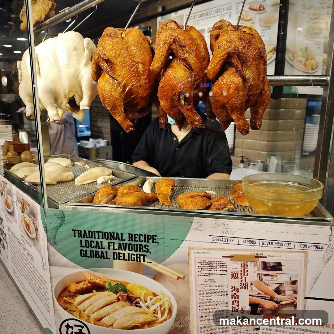 Food stall display
