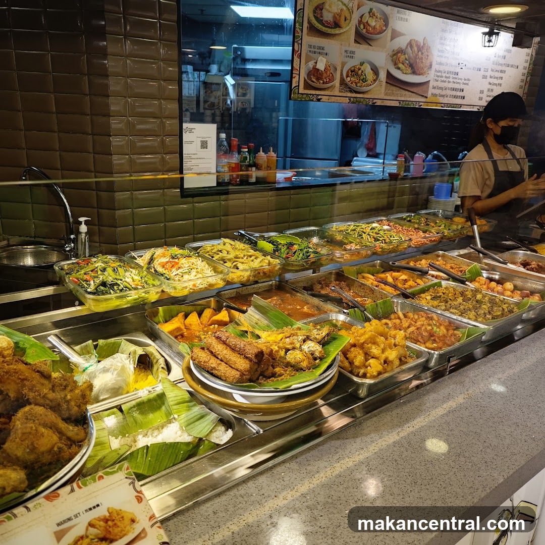Food stall interior