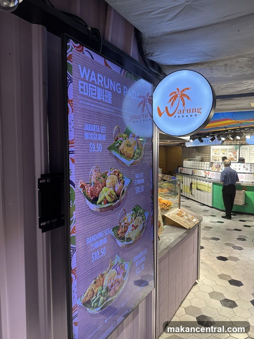 Warung Padang Food Stall Interior