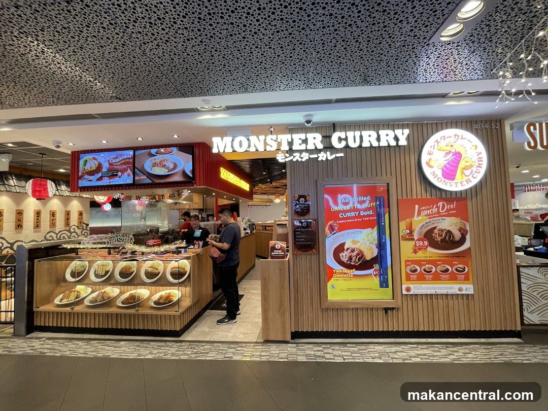 Monster Curry storefront interior