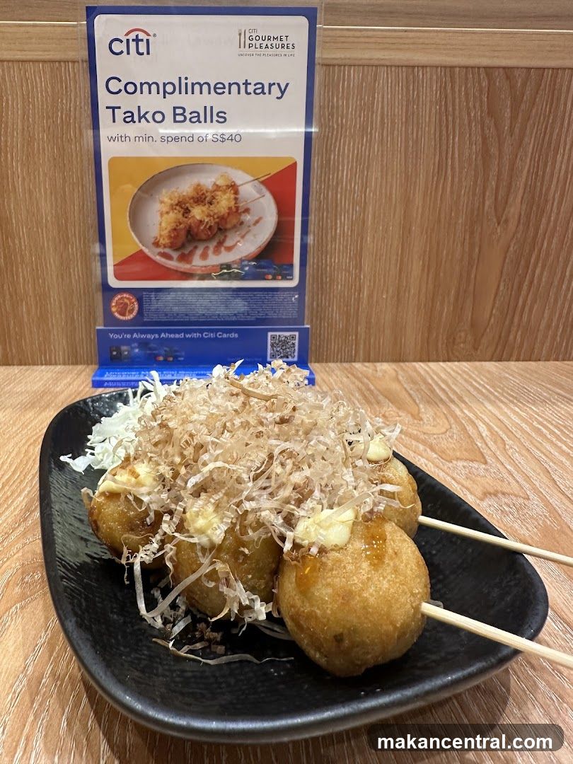 Complimentary Tako Balls Promotion
