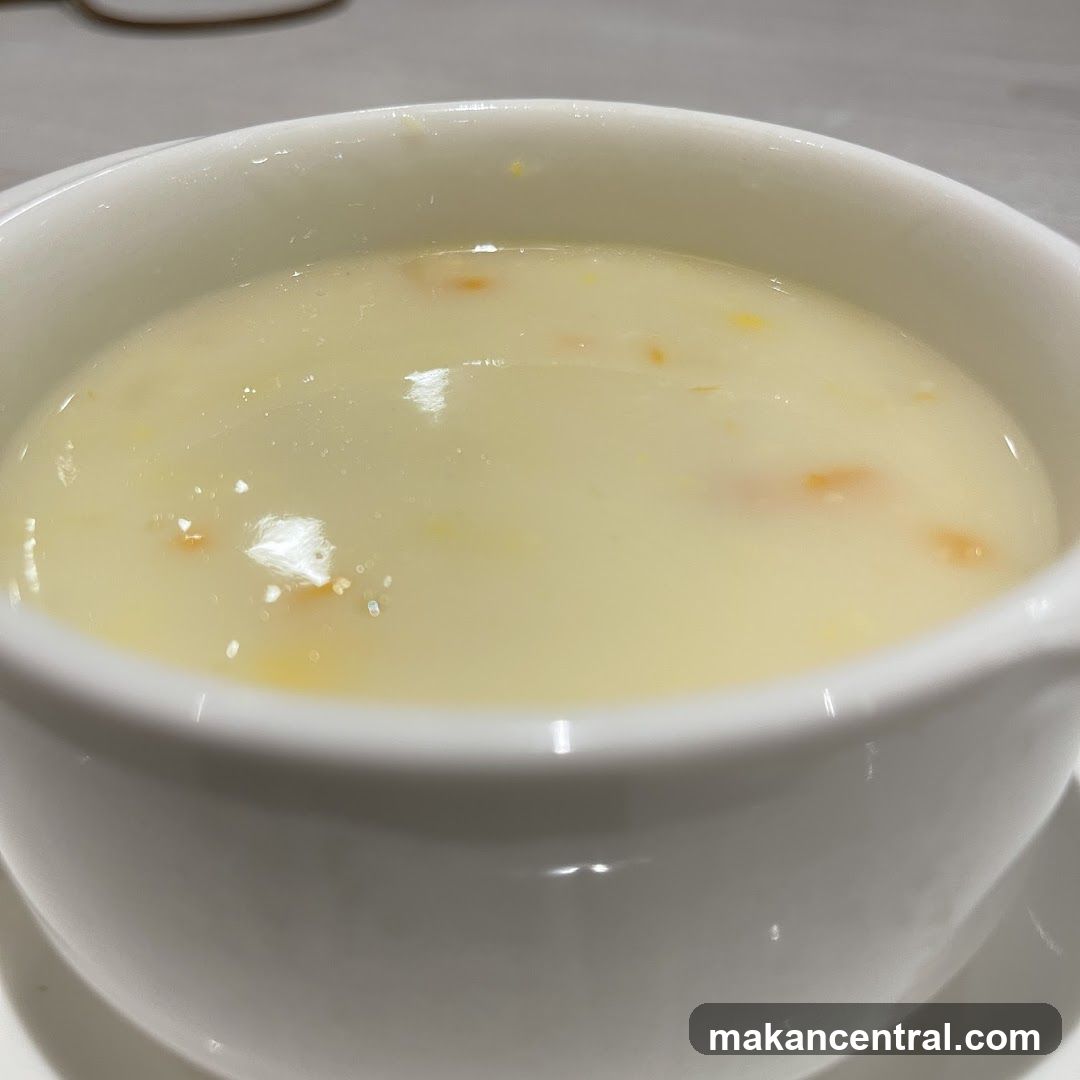 Soup in a bowl