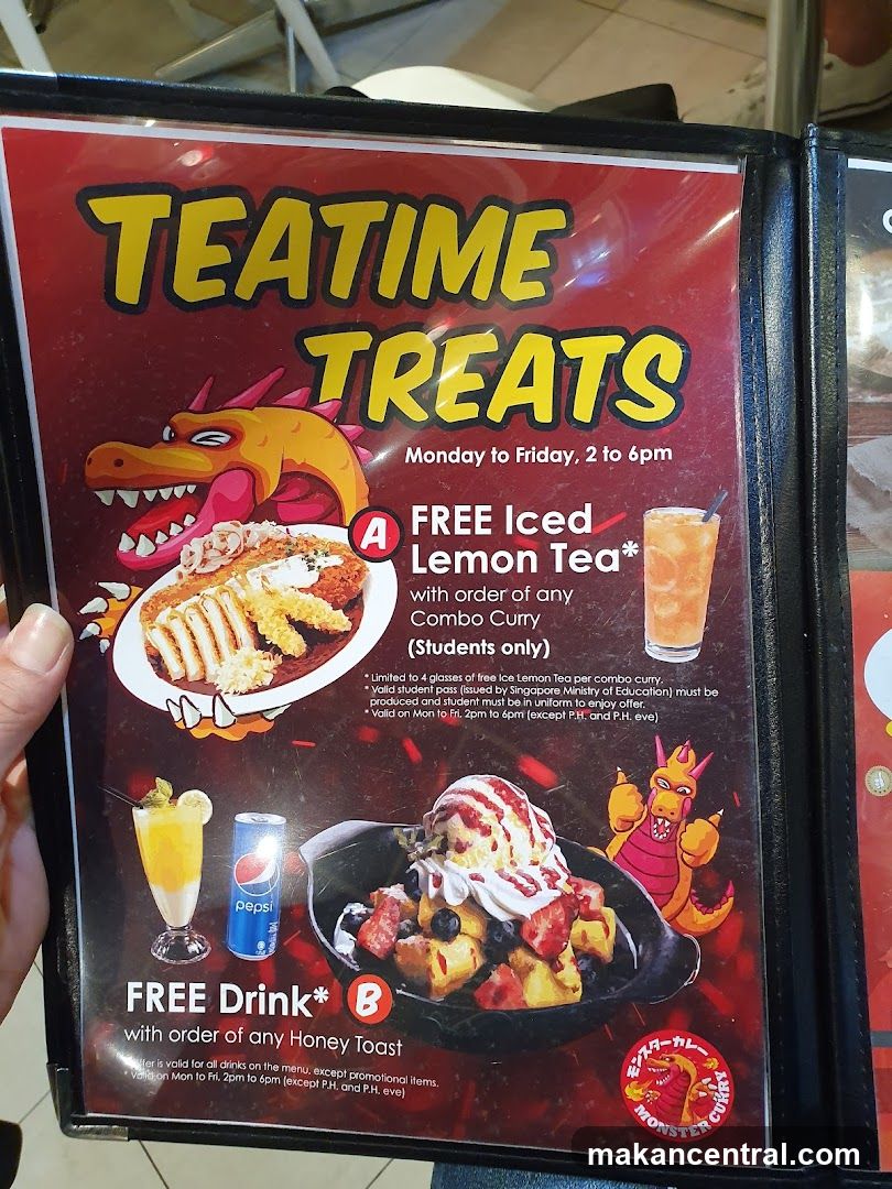 Teatime Treats Promotion Menu