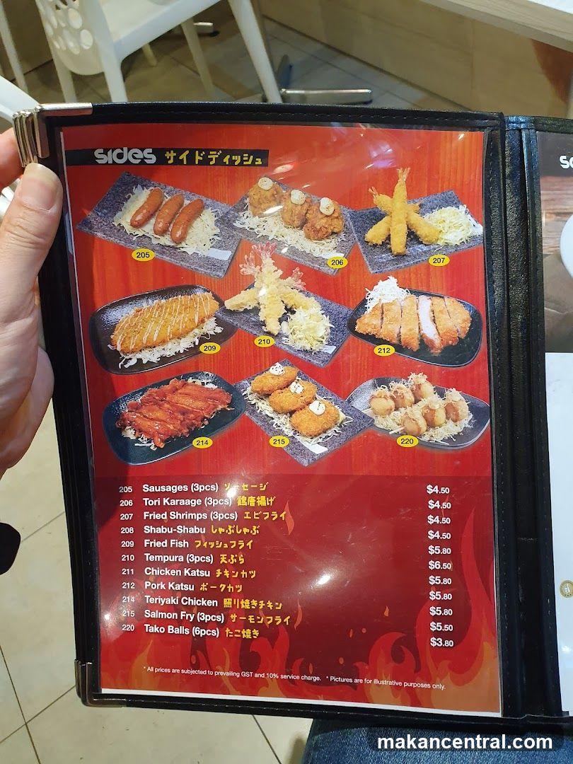 Sides Menu