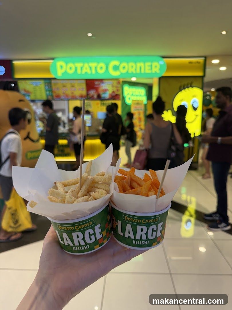 Potato Corner Food Stand Interior
