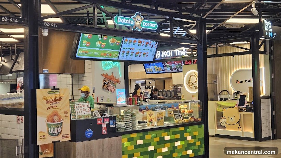 Potato Corner Food Stall Interior
